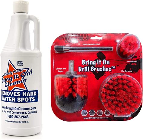 BRING IT ON! IT REALLY WORKS! Power Scrubber Brush Cleaning Kit with 3 ...