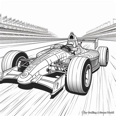 Free Printable Race Car Coloring Pages