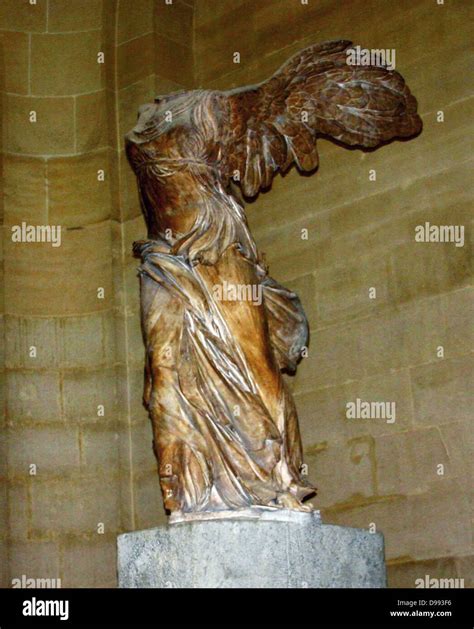 The Winged Victory of Samothrace, also called the Nike of Samothrace is ...