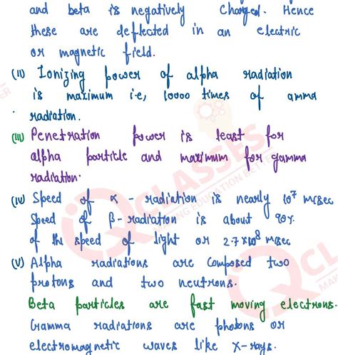 radioactivity chapter important questions class10 icse