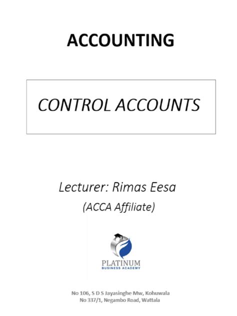 Control Accounts Tutorial 的图像结果