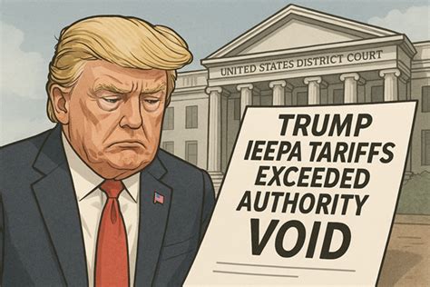 [ 속보]연방법원 "트럼프 대통령 IEEPA 근거 관세 부과는 권한 초과" 무효 판결 - Radio Seoul