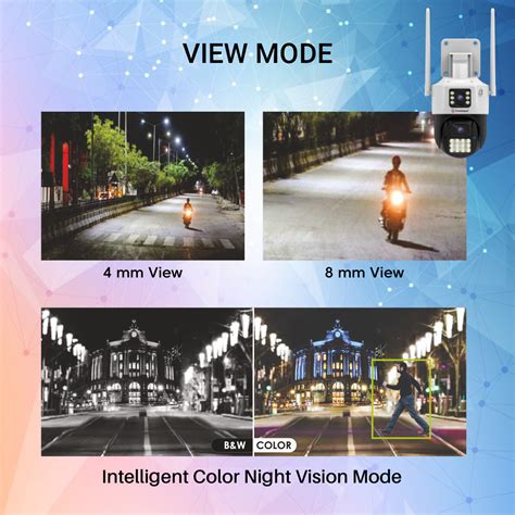 Consistent 2+2MP Linkage 4G Pan Tilt CCTV Camera, Outdoor Indoor Secur ...