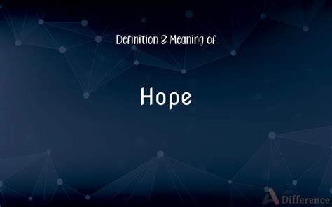 Image result for Hope Definition