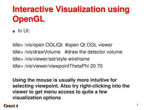 Image result for Geant4 Visualization
