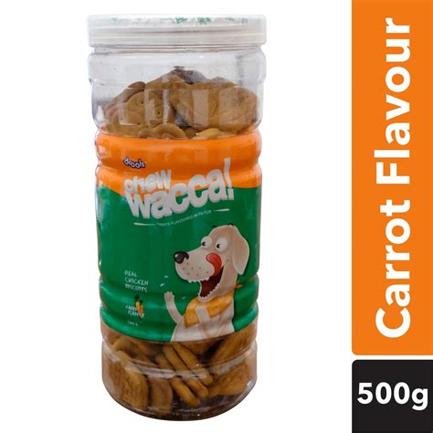 Buy Drools Chewwacca, Carrot Flavour Real Chicken Biscuits - Jar, Dog ...