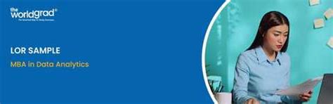 Professional LOR Sample: MBA in Data Analytics