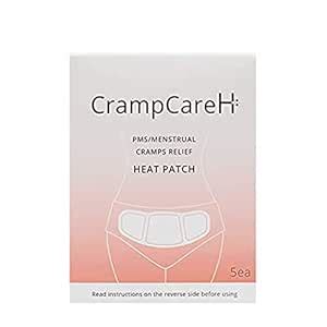 CrampCareH PMS/Menstrual Cramps Relief Heat Patch with Wide Wings, FDA ...