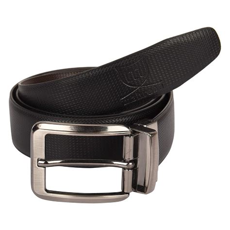 Buy MAHREEN Genuine Faux Leather Reversible Belts for Men Formal/Casual ...