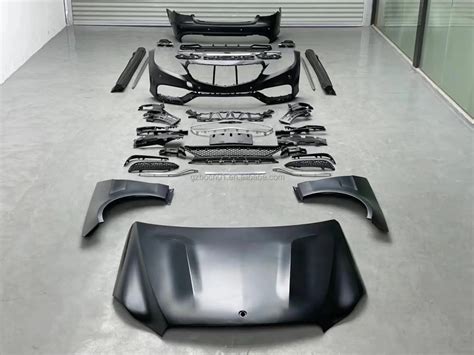 Old Upgrade New Car Bumpers for Benz W212 E Class Facelift E63 AMG ...