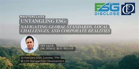 Untangling ESG: Making Sense of Regulations, Risks, and Realities, CDC ...