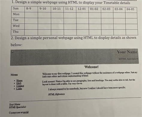 How to Create Personal Webpage On HTML 的图像结果