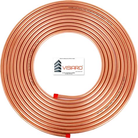 Visiaro Round Soft Copper Tube, 15mtr, Outer Dia 3/16 inch, Wall ...