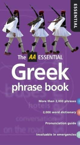 AA Essential Greek Phrasebook (AA Essential Phrase Book S.) : Amazon.in ...