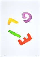 C.O. Paeffgen Print Lithograph Merde For Sale I ARTEDIO