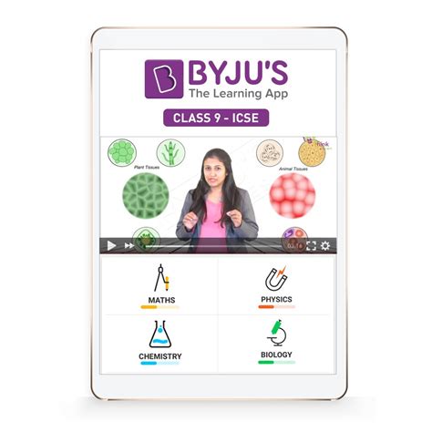 BYJU'S Class 9 - Maths & Science Preparation - ICSE - 10" Tablet ...