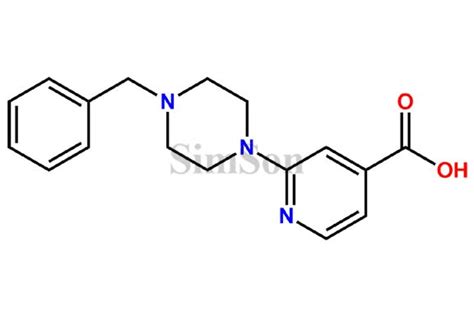 2-(4-Benzyl-1-piperazinyl)isonicotinic acid | CAS No- 1019373-73-9 ...