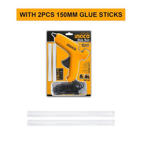 Ingco Hot Glue Guns and Glue-Gun Adhesive Sticks