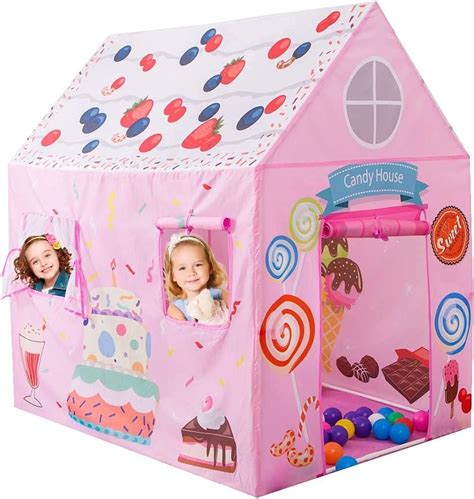 Buy Barbie Kids Play Tent House, Multicolor Online at Low Prices in ...