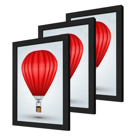 Amazon.com: DABLUE 20x28 Picture Frame Black Solid Wood Frame 20 by 28 ...