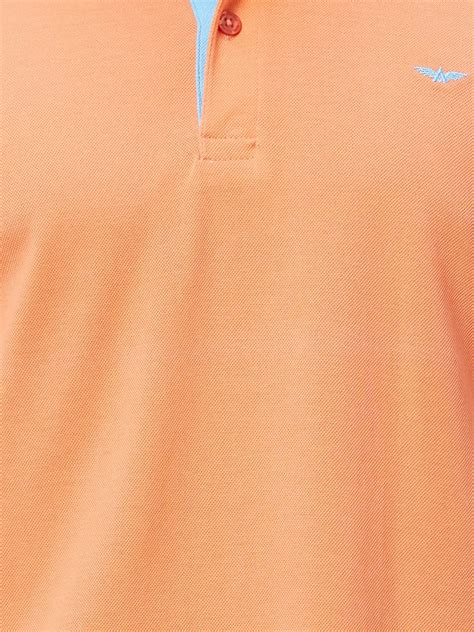 Park Avenue Men Red Slim Fit Printed Polo Neck Collar T-Shirt – MyRaymond