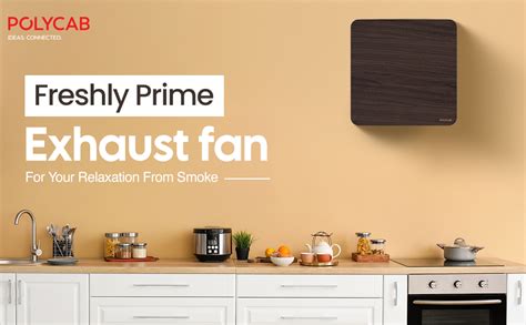 Polycab Freshly Prime 150mm Air Exhaust fan for Kitchen, Bathroom ...