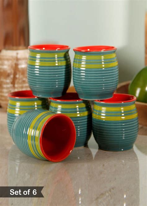 Get Unravel India Studio Pottery Kulhad- Set Of 6 at ₹ 899 | LBB Shop