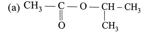 Structural formula of isopropyl methanoate is
