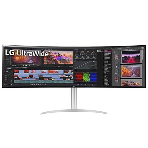 LG 49" UltraWide™ Dual QHD Nano 144Hz IPS™ Curved Monitor (5120x1440 ...