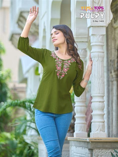 Tips And Tops Pulpy Vol 14 Stylish Trendy Tops Collection