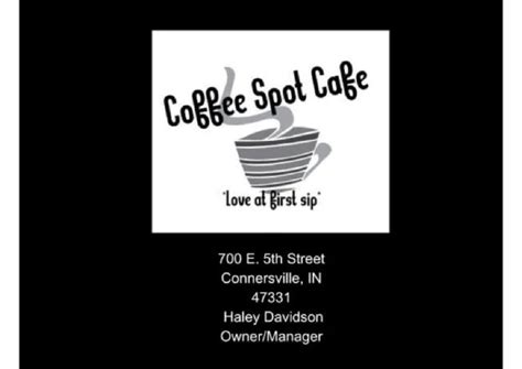 Cofee presentation - Coffee shop summary - Coffee Spot Cofe at first ...