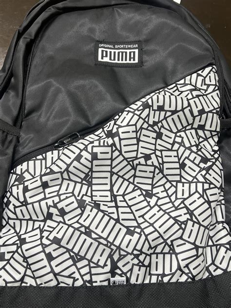 Buy Puma Unisex-Adult Chintz 4 Compartment Backpack, Black-AOP (9151101 ...