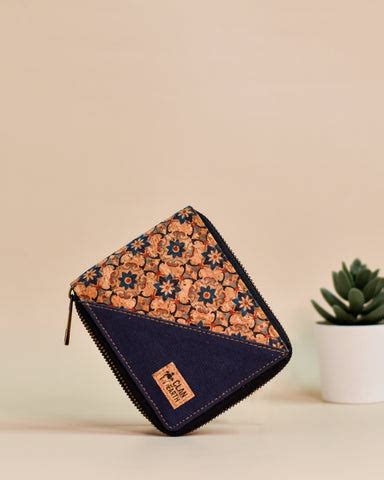 Kiwi Printed Cork - Cork & Canvas Zip Wallet – Clan Earth