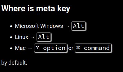 Image result for Linux Meta Key
