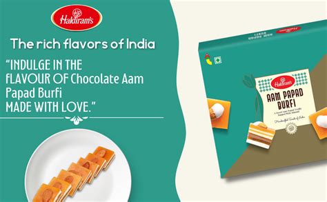 Haldiram's Chocolate Aam Papad Burfi 400g | Premium Handcrafted Indian ...