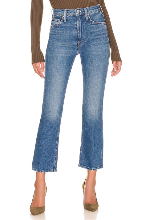 MOTHER High Waisted Rider Ankle in Running With Scissors | REVOLVE