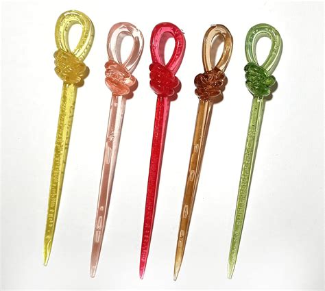 Buy HOMEPIC Transparent Plastic Juda Stick for Girls and Women (Multi ...