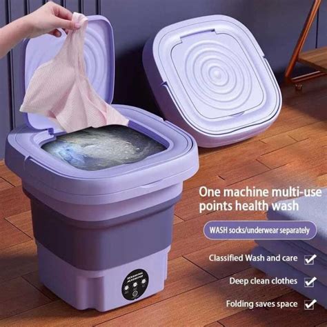 Portable Mini Washing Machine with Dryer 6.5/11L Travel Foldable ...