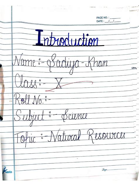 Image result for Class 10 Project File Science