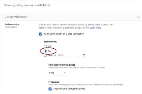 Image result for Google Admin 2 Step Verification