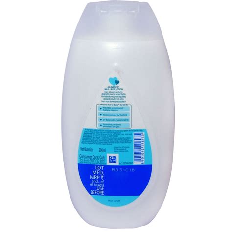 Johnson's Baby Milk + Rice Lotion, 200 ml Price, Uses, Side Effects ...