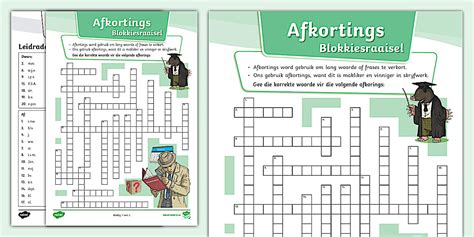 Afkortings Blokkiesraaisel
