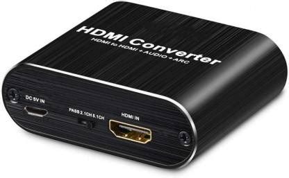 Tobo HDMI to HDMI + Audio (SPDIF, 3.5 mm, ARC) Audio Extractor/Splitter ...