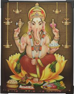 R S Exports Lord Ganesha Photo Beading Frame ( 29 cm x 22.5 cm x 1 cm ...