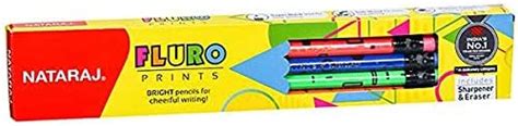 Nataraj Fluro Prints Pencil Pack Of 30 : Amazon.in: Home & Kitchen