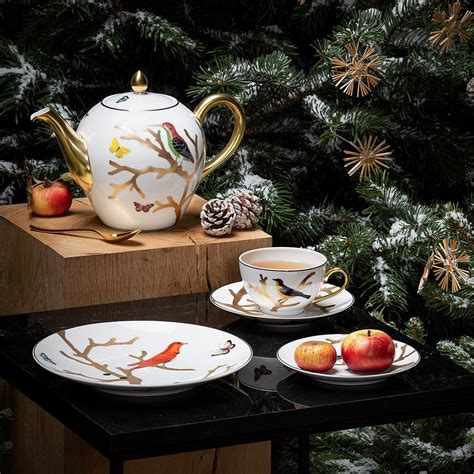 Bernardaud | Aux Oiseaux Tea set for Six | Now in India | Bring Luxury ...