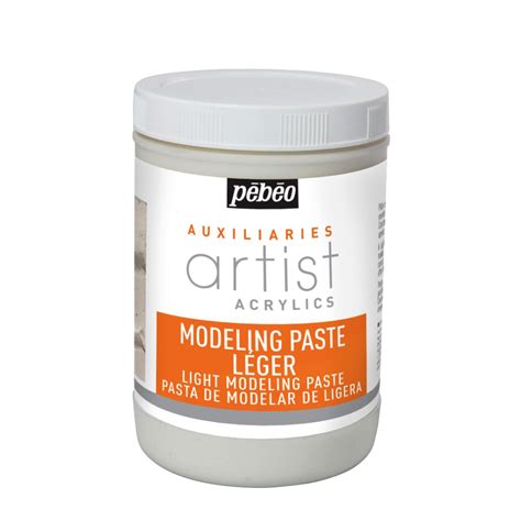 Pebeo Extra Fine Artist Acrylics Auxiliaries - Modeling Paste | Art Lounge