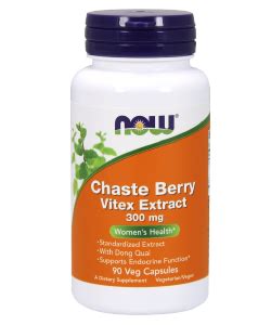 NOW Chaste Berry-Vitex Extract 300 mg | X Sport shop