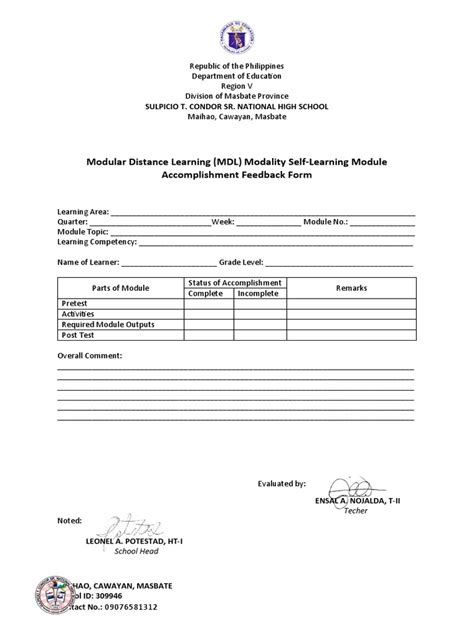 Image result for Asynchronous Learning Evaluation Form