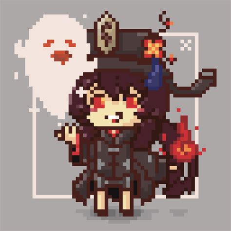 HU TAO PIXEL ART Genshin Impact | HoYoLAB